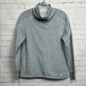 Under Armour Heather Gray Cowl Neck Pullover